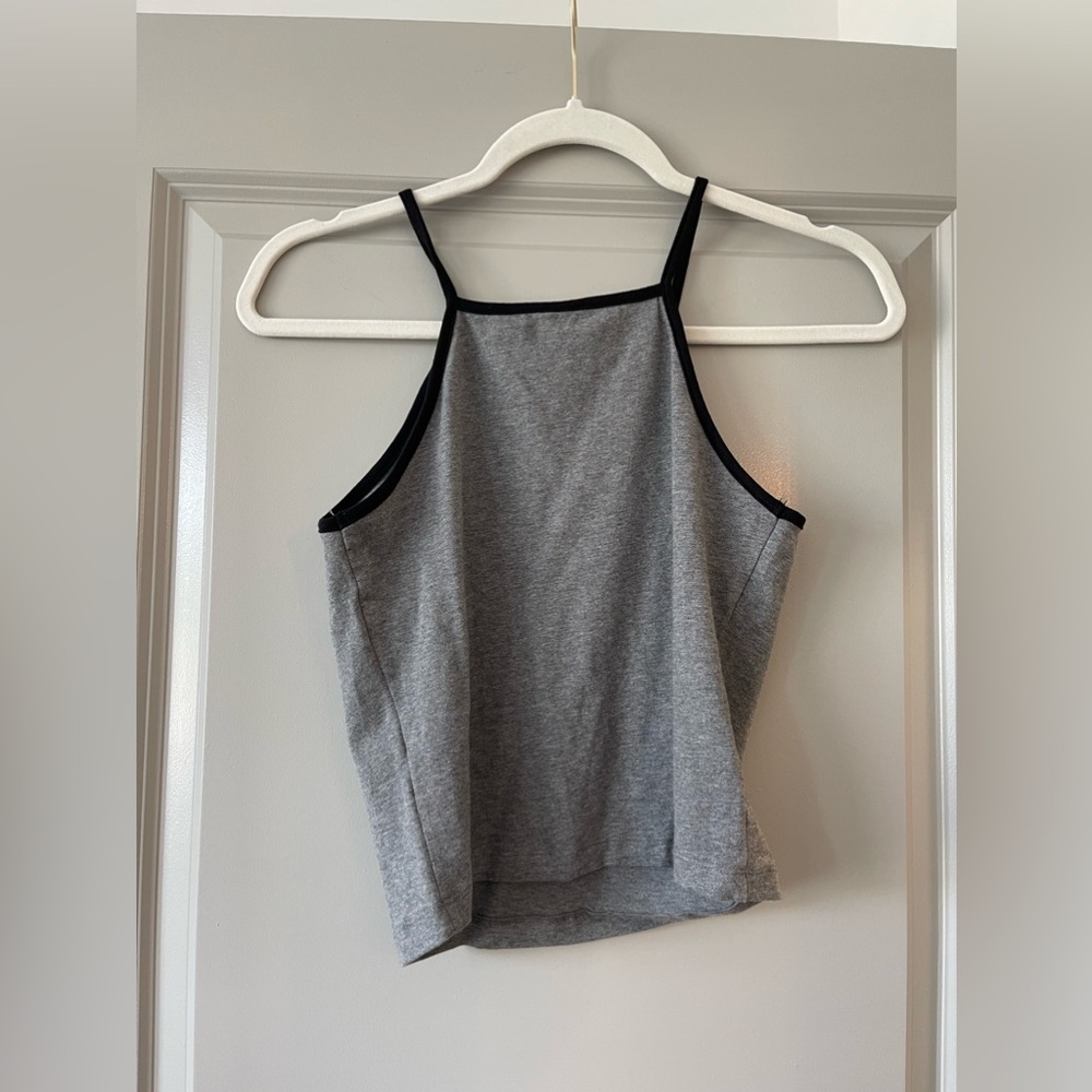 NWT Garage gray and black tank top